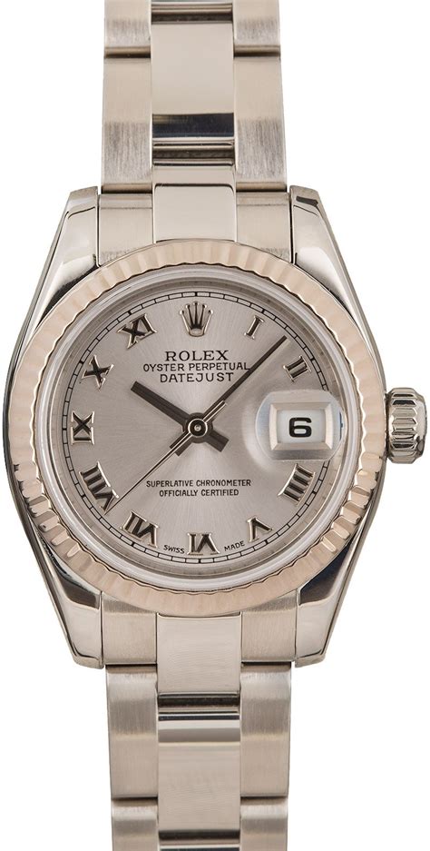 used rolex datejust 179174